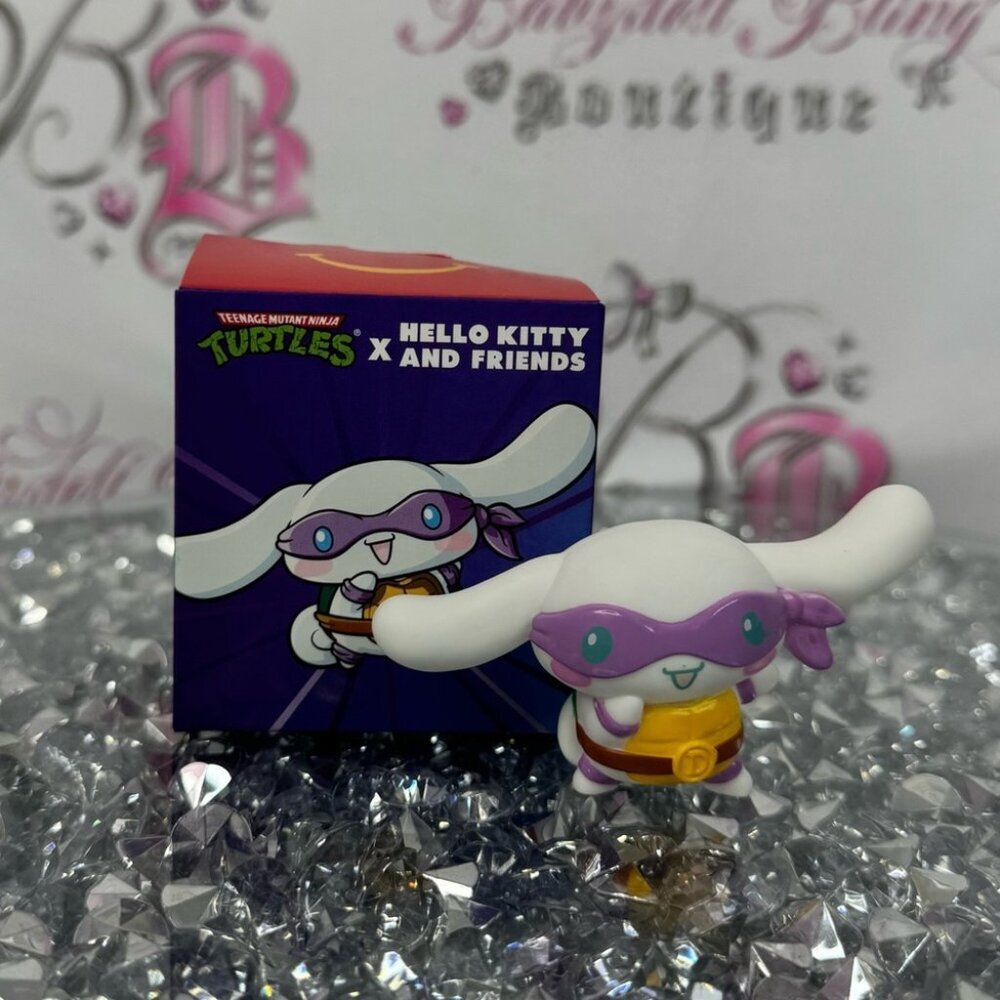 McDonald’s cinnamoroll Hello Kitty x Friends Purple toy new ninja turtles